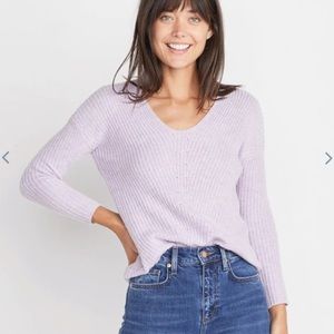 Marine Layer Elisa Pullover Knit lilac Sweater